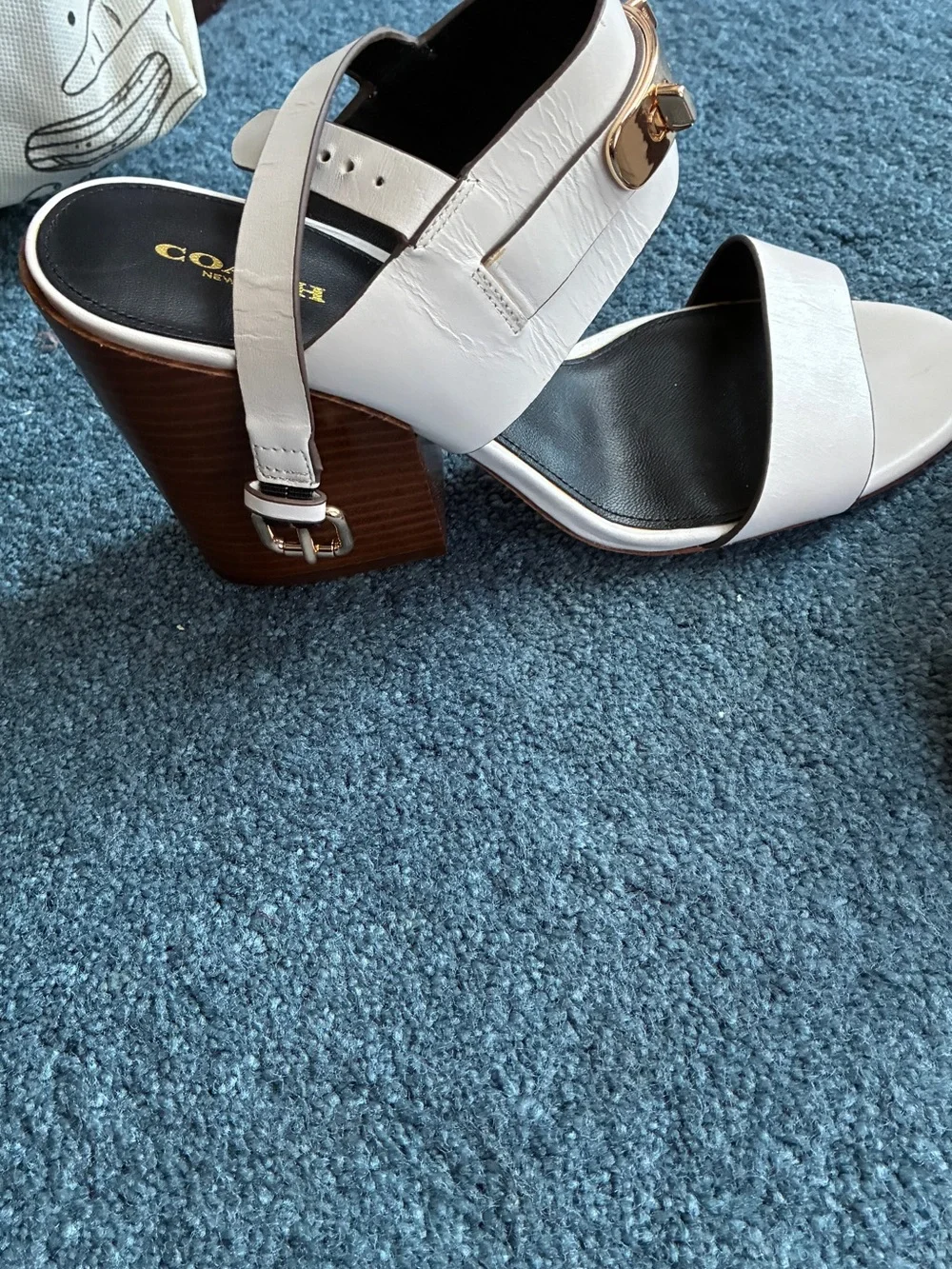 Coach elegant white